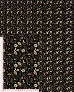 Сатин ПАПОРОТНИК - БРАК У КРОМКИ 3266