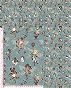 Сатин ФЕИ. Серый фон 3224