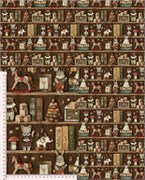 Сатин ПОЛКА С ИГРУШКАМИ 3263